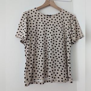 Polka Dot Ann Taylor Tshirt Medium